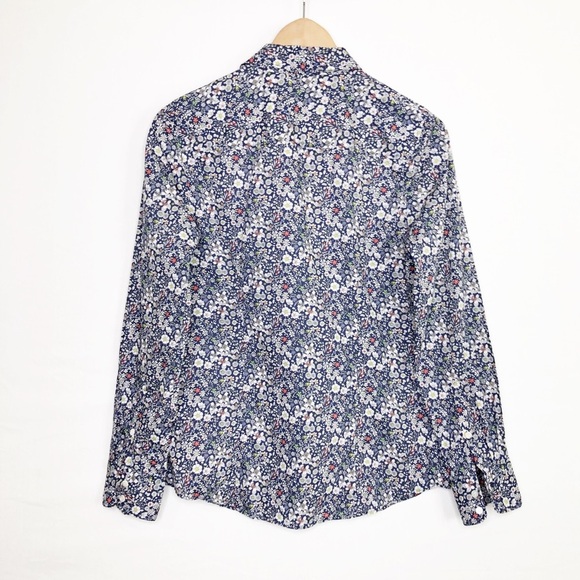 Liberty art Fabrics for jcrew, floral, print button down shirt - Picture 2 of 10